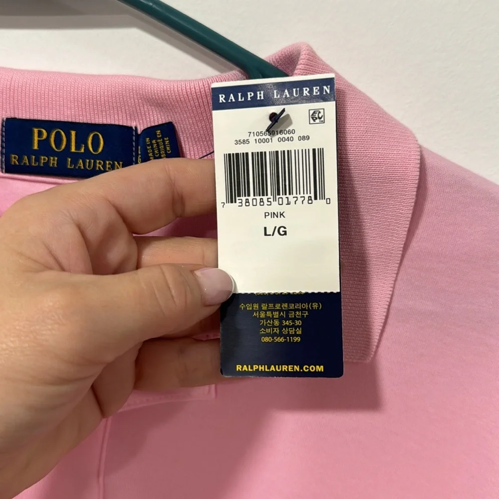 RALPH LAUREN POLO PINK LARGE